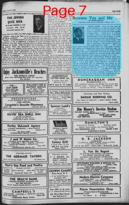 Page thumbnail for The Southern Jewish Weekly