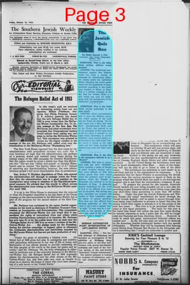 Page thumbnail for The Southern Jewish Weekly