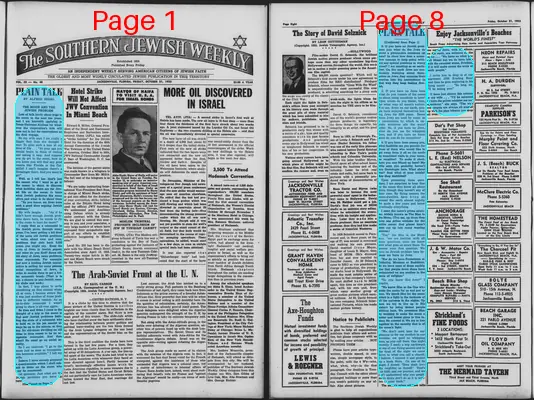 Page thumbnail for The Southern Jewish Weekly