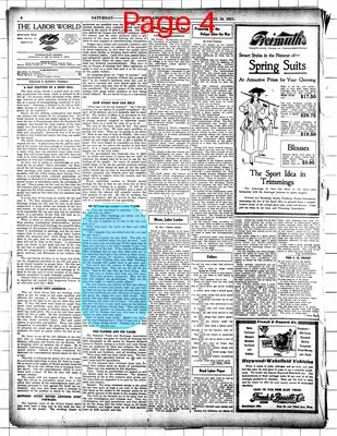 Page thumbnail for The Labor World