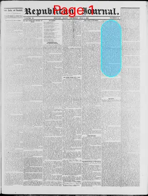 Page thumbnail for The Republican Journal