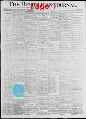 Page thumbnail for The Republican Journal