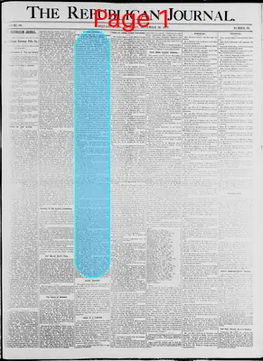 Page thumbnail for The Republican Journal