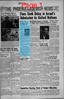 Page thumbnail for The Phoenix Jewish News