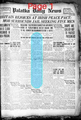 Page thumbnail for Palatka Daily News