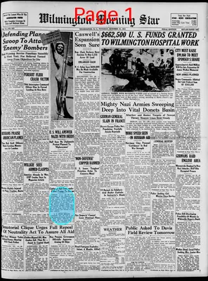 Page thumbnail for The Wilmington Morning Star