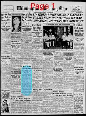 Page thumbnail for The Wilmington Morning Star