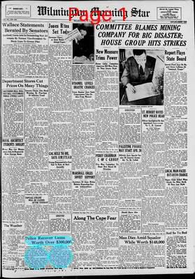 Page thumbnail for The Wilmington Morning Star