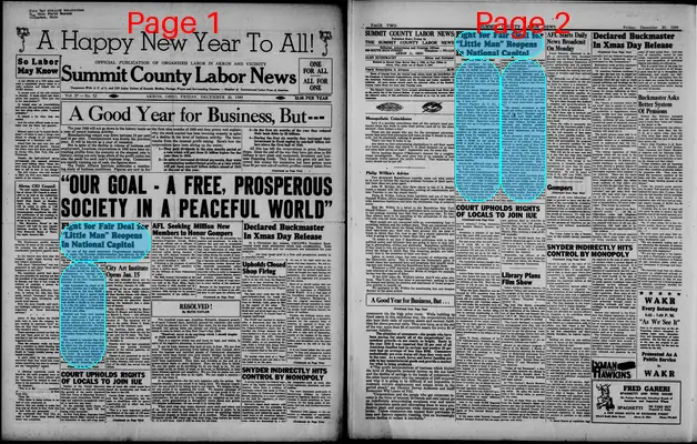 Page thumbnail for Summit County Labor News