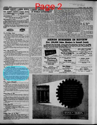 Page thumbnail for Summit County Labor News