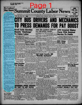 Page thumbnail for Summit County Labor News