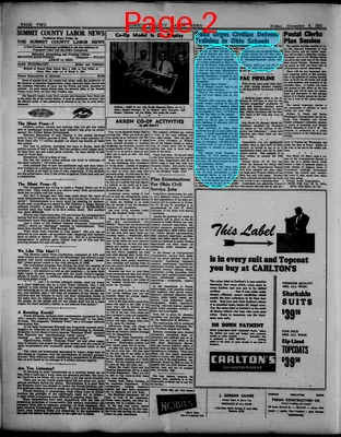 Page thumbnail for Summit County Labor News