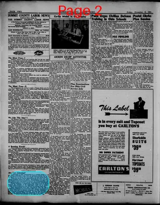 Page thumbnail for Summit County Labor News