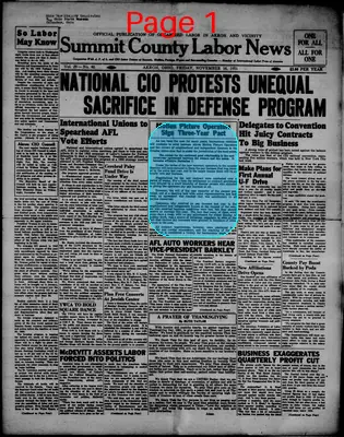 Page thumbnail for Summit County Labor News