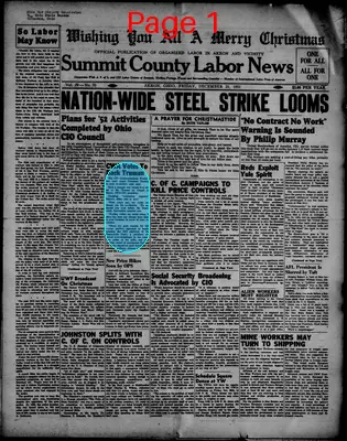Page thumbnail for Summit County Labor News