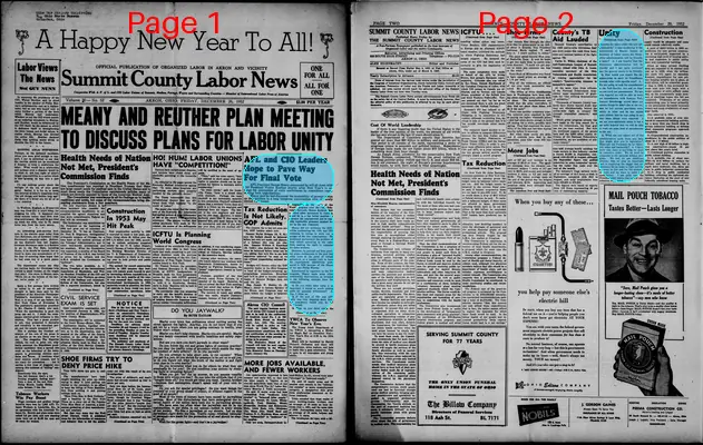 Page thumbnail for Summit County Labor News