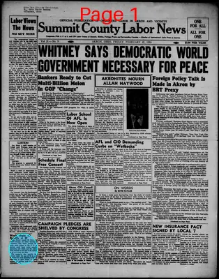 Page thumbnail for Summit County Labor News