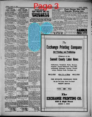 Page thumbnail for Summit County Labor News