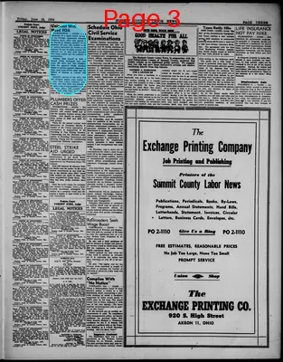 Page thumbnail for Summit County Labor News