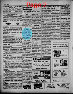 Page thumbnail for Summit County Labor News