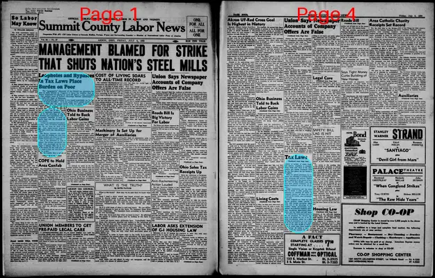 Page thumbnail for Summit County Labor News