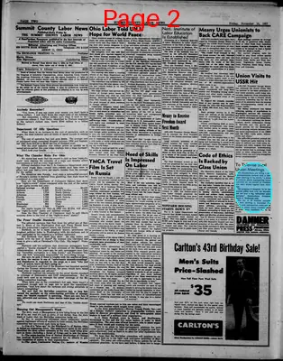 Page thumbnail for Summit County Labor News