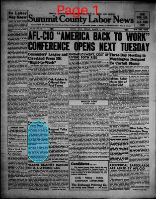 Page thumbnail for Summit County Labor News