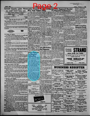 Page thumbnail for Summit County Labor News