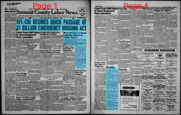 Page thumbnail for Summit County Labor News