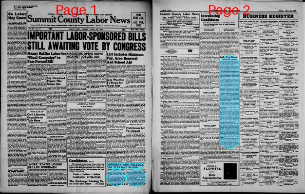 Page thumbnail for Summit County Labor News