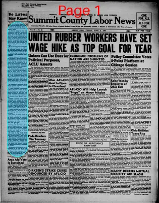 Page thumbnail for Summit County Labor News