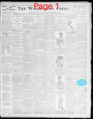 Page thumbnail for The Washington Critic