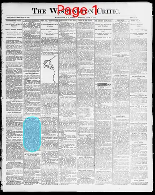 Page thumbnail for The Washington Critic