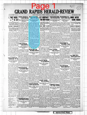 Page thumbnail for Grand Rapids Herald Review