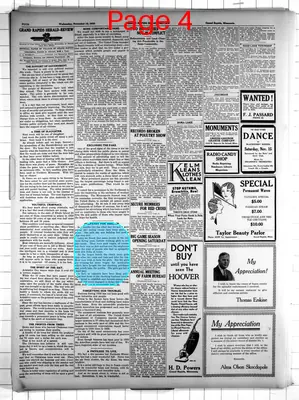 Page thumbnail for Grand Rapids Herald Review