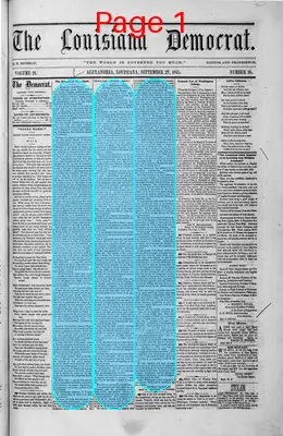 Page thumbnail for The Louisiana Democrat