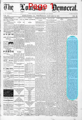 Page thumbnail for The Louisiana Democrat