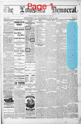 Page thumbnail for The Louisiana Democrat