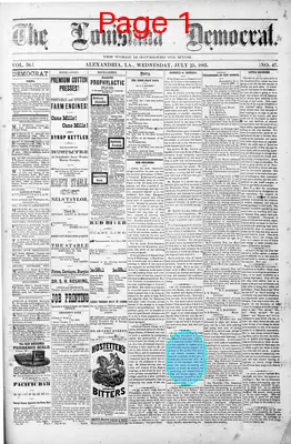 Page thumbnail for The Louisiana Democrat
