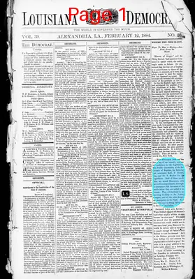 Page thumbnail for The Louisiana Democrat