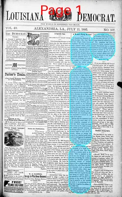 Page thumbnail for The Louisiana Democrat