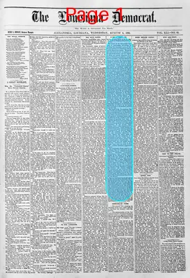 Page thumbnail for The Louisiana Democrat
