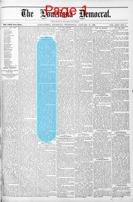 Page thumbnail for The Louisiana Democrat