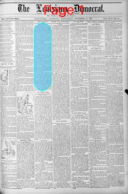 Page thumbnail for The Louisiana Democrat
