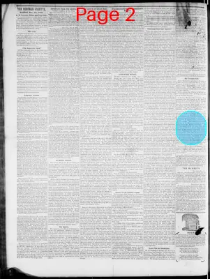 Page thumbnail for The Bedford Gazette