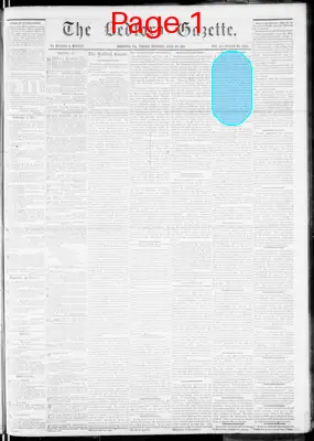 Page thumbnail for The Bedford Gazette