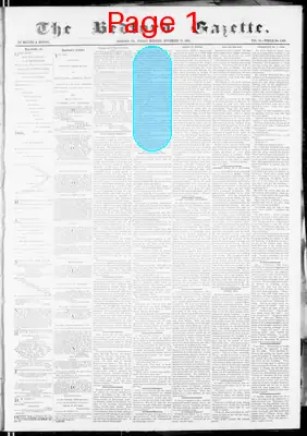 Page thumbnail for The Bedford Gazette