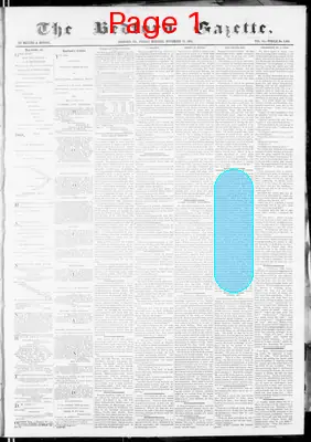 Page thumbnail for The Bedford Gazette