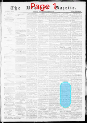 Page thumbnail for The Bedford Gazette