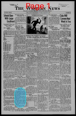 Page thumbnail for The Western News